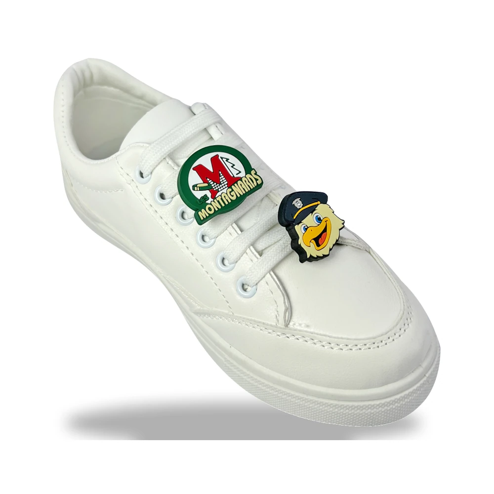 Pingentes personalizados de PVC para cadarços