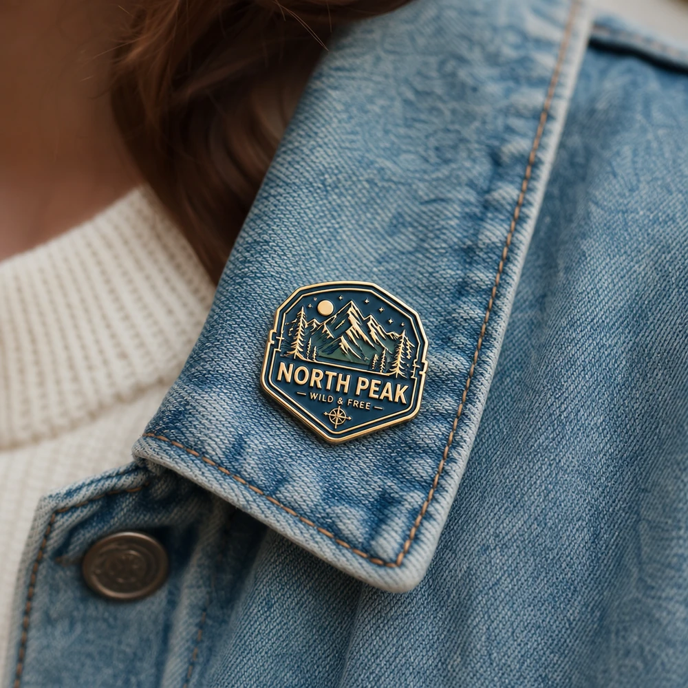 Pins metálicos de esmalte macio personalizados 4