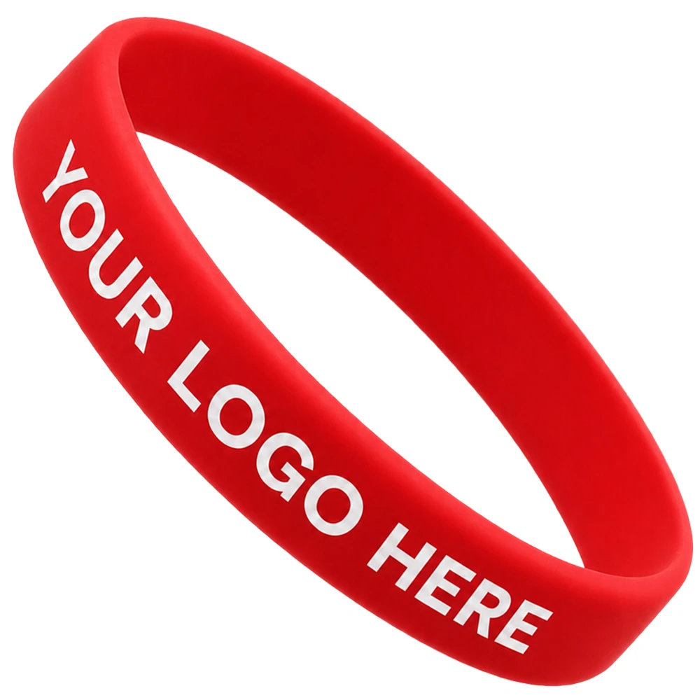 Pulseiras de silicone impressas