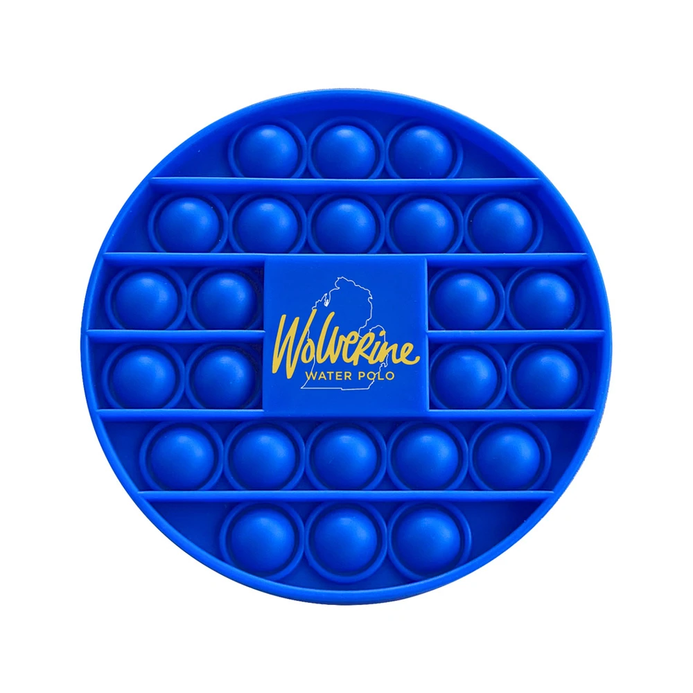 Porta-copos pop-it de silicone personalizados